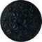 Ekena Millwork Baile Ceiling Medallion (Fits Canopies up to 6"), Hand-Painted Night Shade, 31 1/4"OD x 2 1/4"P CM31BANSF - alternate 1